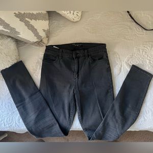 Joe's Jeans High Rise Skinny - Black / Dark Gray